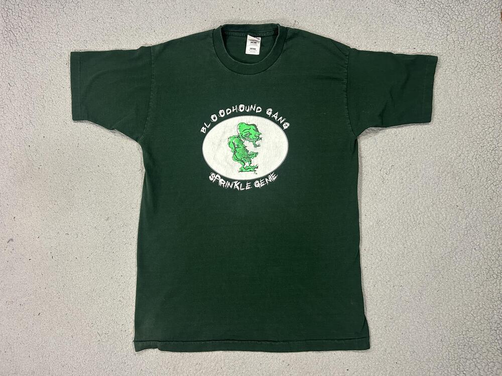 Vintage Bloodhound Gang Shirt Mens Large Sprinkle Genie Band Single Stitch USA